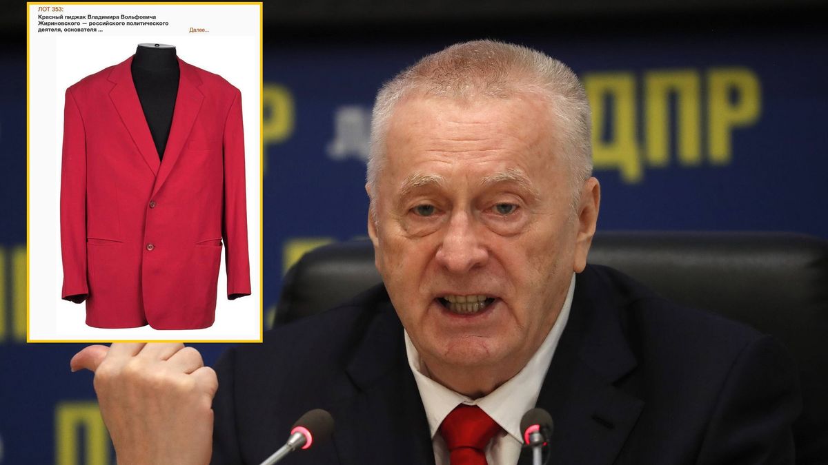 Marynarka Żyrinowskiego pod młotek