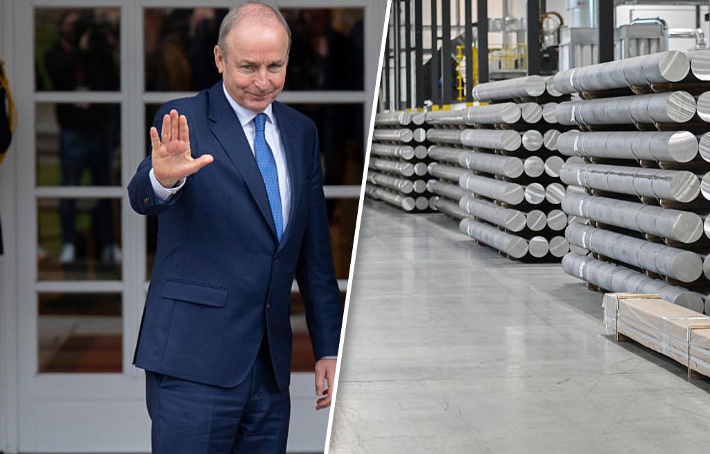 Dostawy do Rosji z Irlandii. To kluczowy surowiec dla fabryk broni