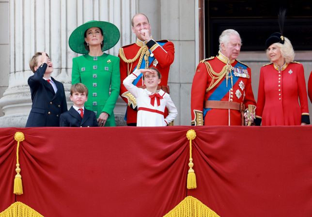 Rodzina królewska na Trooping the Colour