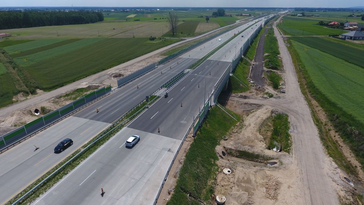 Budowa autostrady A1 odc. Piotrków Trybunalski - Kamieńsk, stan na czerwiec 2022