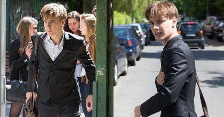 Musiał wychodzi z egzaminu maturalnego (ZDJĘCIA)