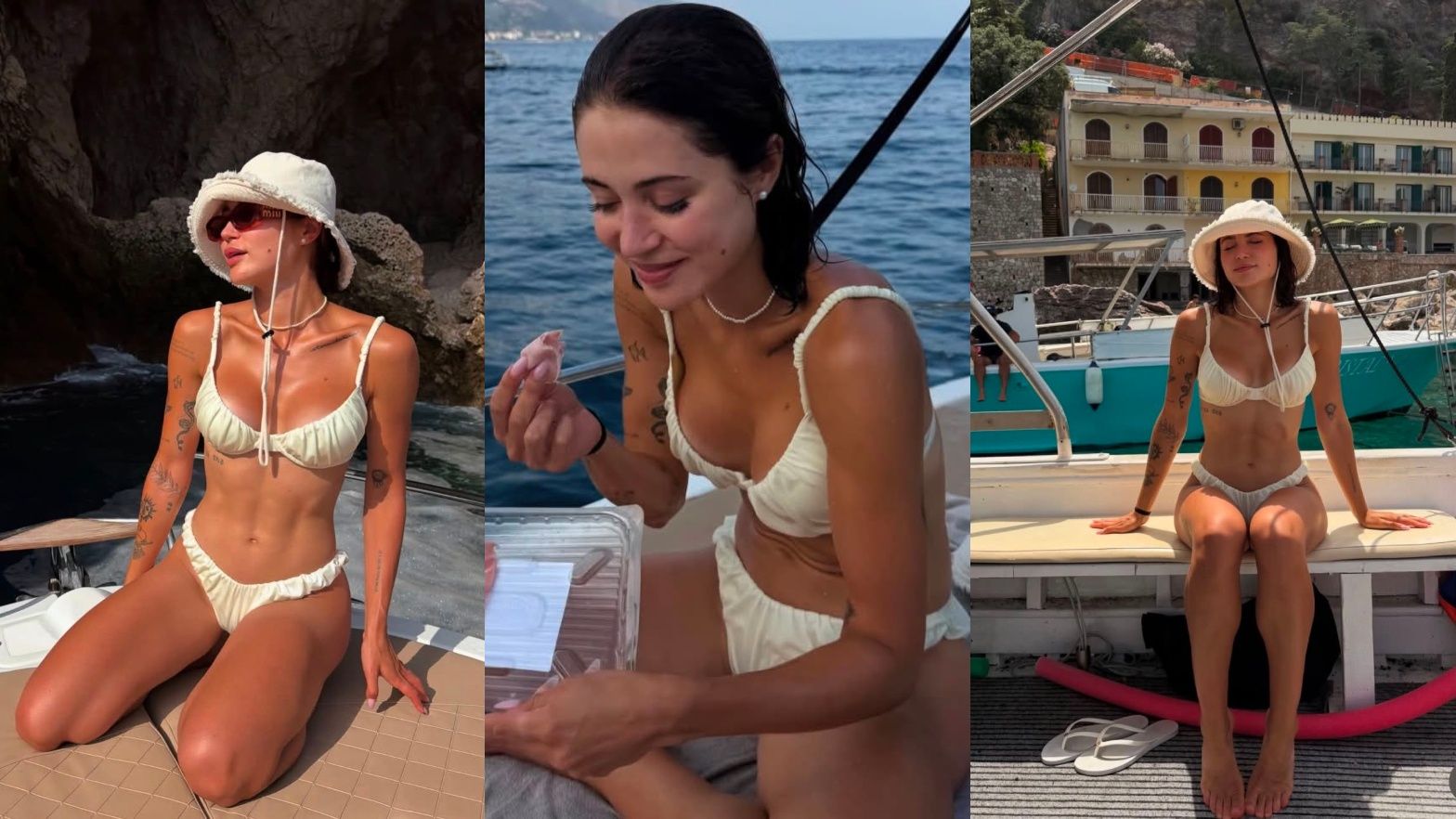 Żona Tymoteusza Puchacza pręży swoje wypracowane ciało w bikini