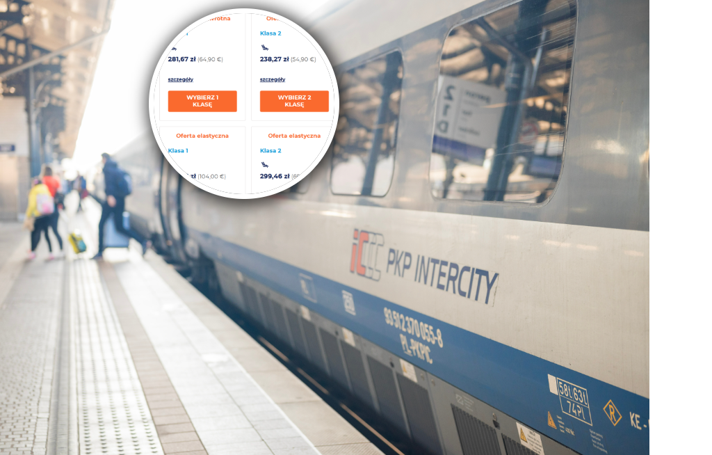 Ta sama trasa, 100 zł różnicy. Polacy znaleźli patent na PKP?