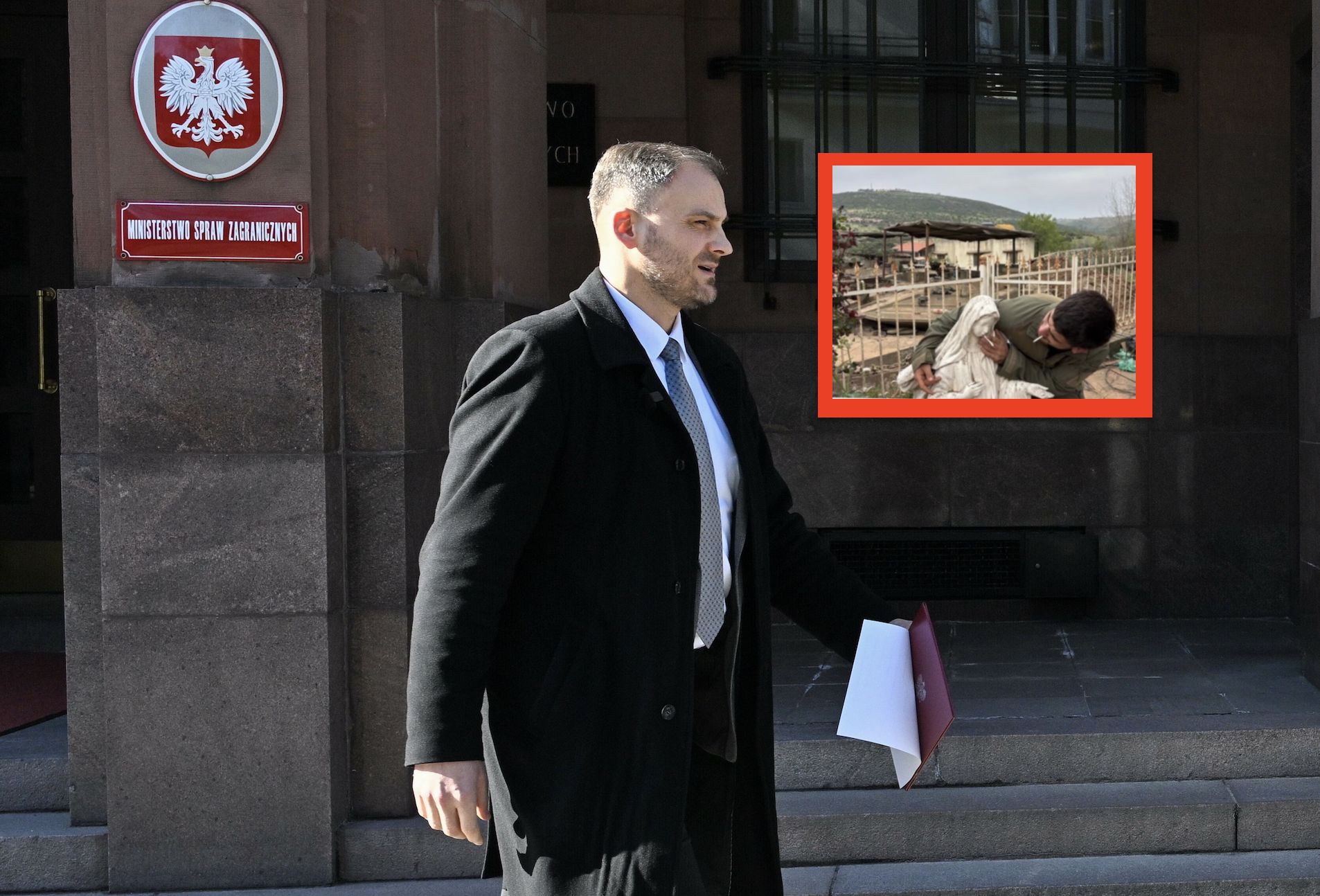 Polskie MSZ potępia. Zachowanie izraelskiego żołnierza "obraża wrażliwość chrześcijan"