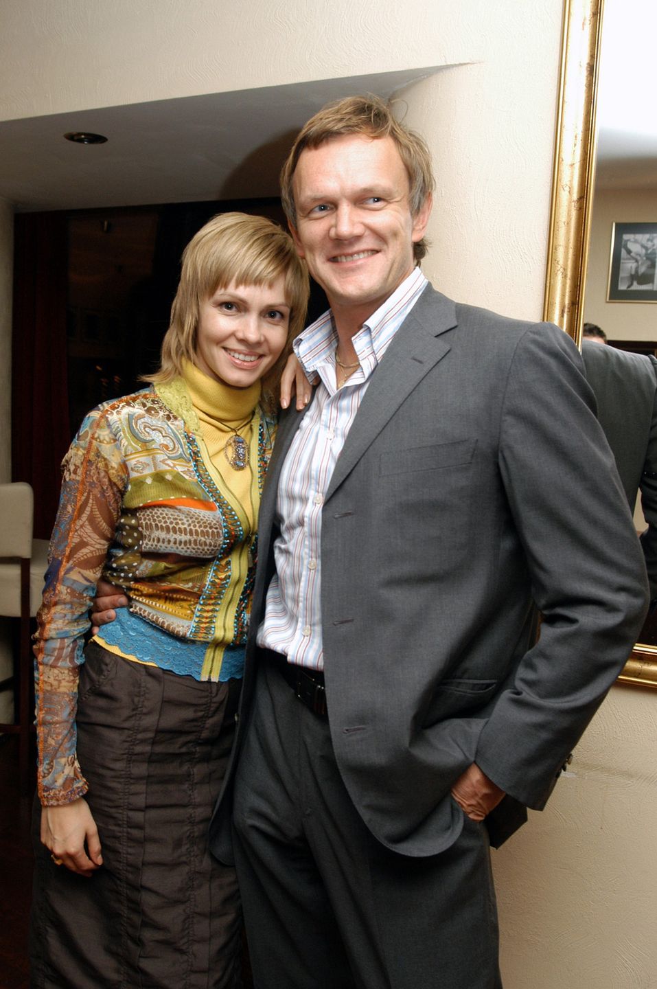 Weronika Marczuk i Cezary Pazura