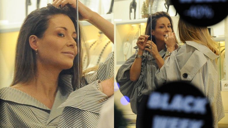 Małgorzata Rozenek grasuje na wyprzedaży u jubilera 