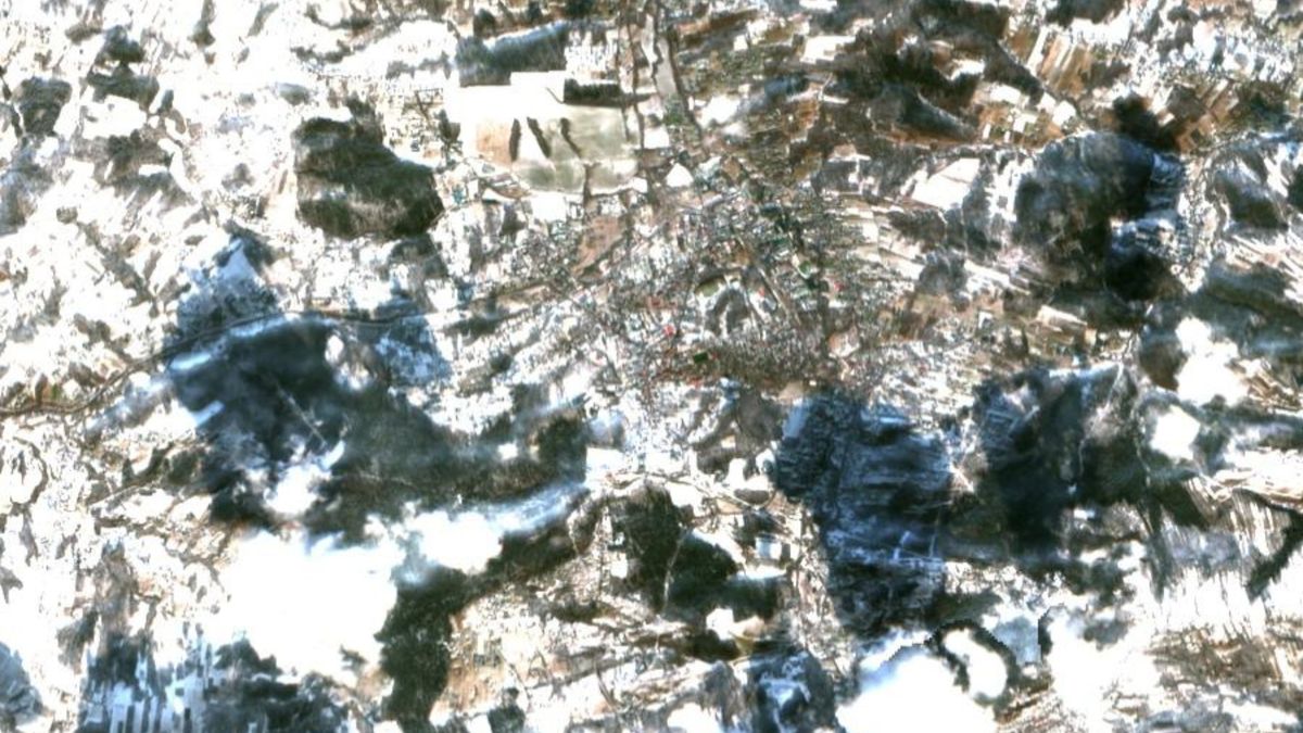 Niezwykłe zdjęcie satelitarne. Uchwycono Kalwarię Zebrzydowską.