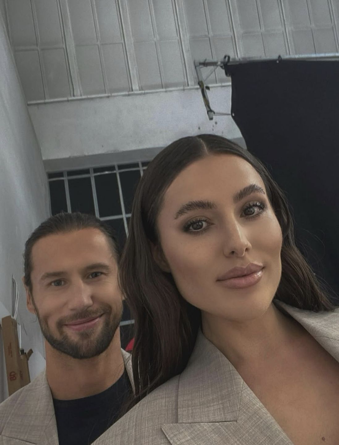Grzegorz Krychowiak i Celia Junat