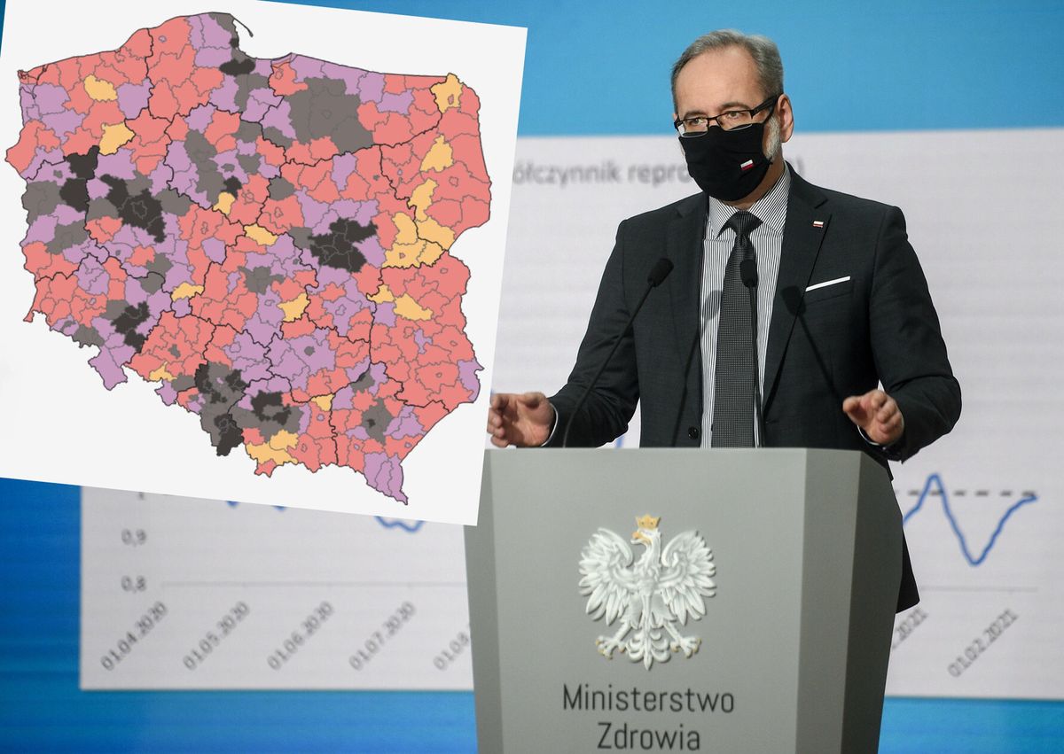 Epidemia COVID-19 w Polsce. Ponad połowa terenów woj. śląskiego to powiaty z najwyższym wskaźnikiem nowych zakażeń
