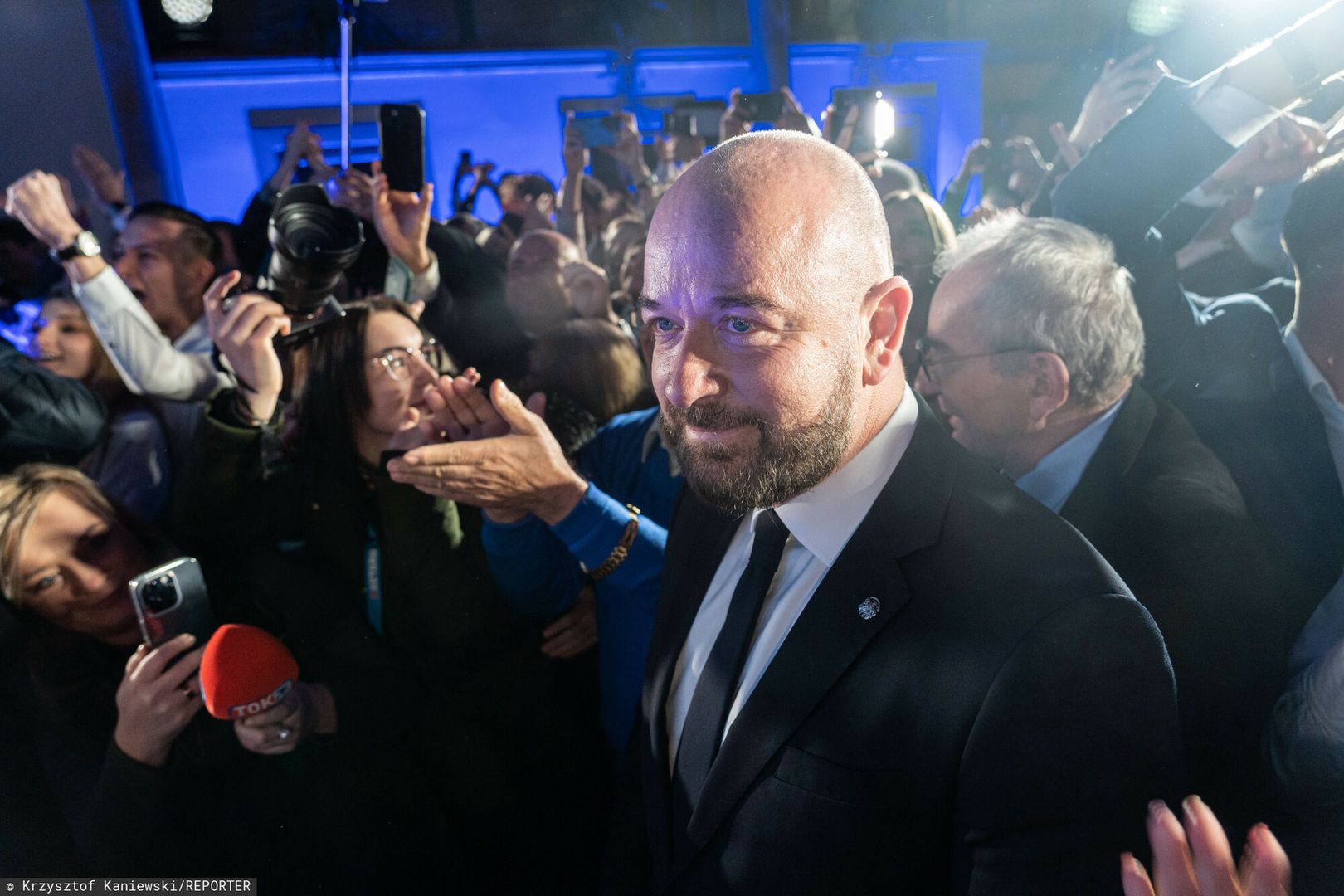 Wiecz�r wyborczy - Wroc?aw21.04.2024 Wroclaw Druga tura wyborow samorzadowych, wieczor wyborczy Jacka Sutryka n/z Jacek Sutryk fot. Krzysztof Kaniewski/REPORTER
n/z: Jacek SutrykKrzysztof Kaniewski/REPORTER