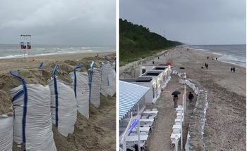 Krynica Morska szykuje się na uderzenie wiatru. "Jest lęk"