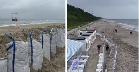 Krynica Morska szykuje się na uderzenie wiatru. "Jest lęk, boimy się"