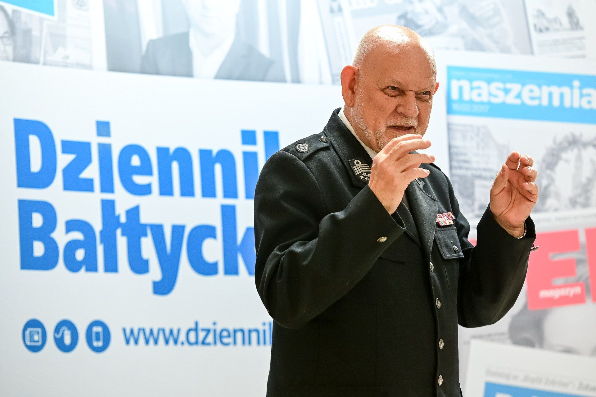 Edmund Kwidzyński w Przodkowie na finale plebiscytu Dziennika Bałtyckiego Strażak Roku Pomorza - 04.05.2025 FOT. PRZEMEK SWIDERSKI / POLSKA PRESS / DZIENNIK BALTYCKI 
