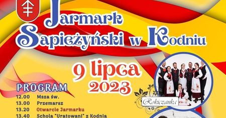 Jarmark Sapieżyński w Kodniu 2023. Wystąpią: Rokiczanka, Classic