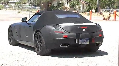 Mercedes SLS AMG Roadster przyłapany! [wideo]