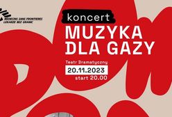 "Muzyka dla Gazy". Gwiazdy polskiej sceny zagrają w jednym miejscu