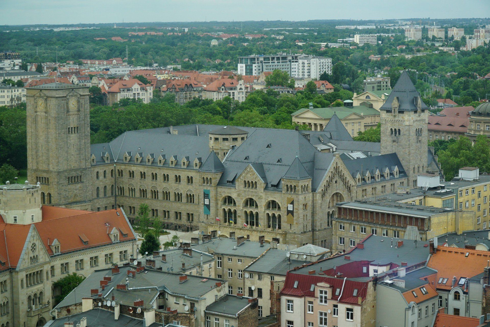 Otwarcie tarasu widokowego na Collegium Altum w Poznaniu