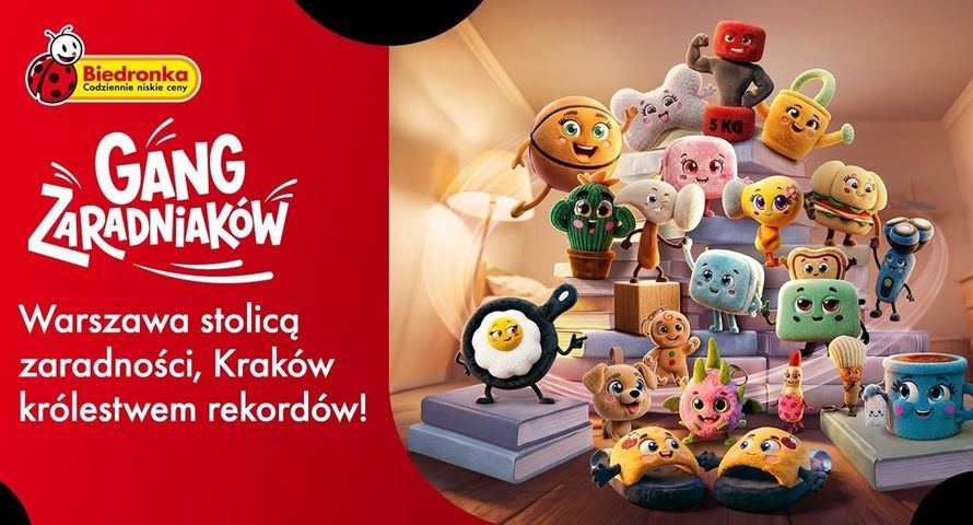 Biedronka rozdała już prawie 2 mln maskotek i breloków. Gang Zaradniaków bije rekordy