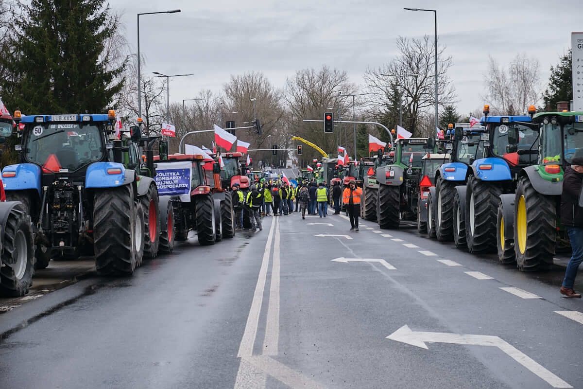 Protest rolników w Konopnicy