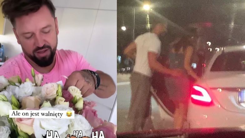 Mariusz Raduszewski przekonuje Natalię Siwiec, że dostała kwiaty od... Simone Susssiny