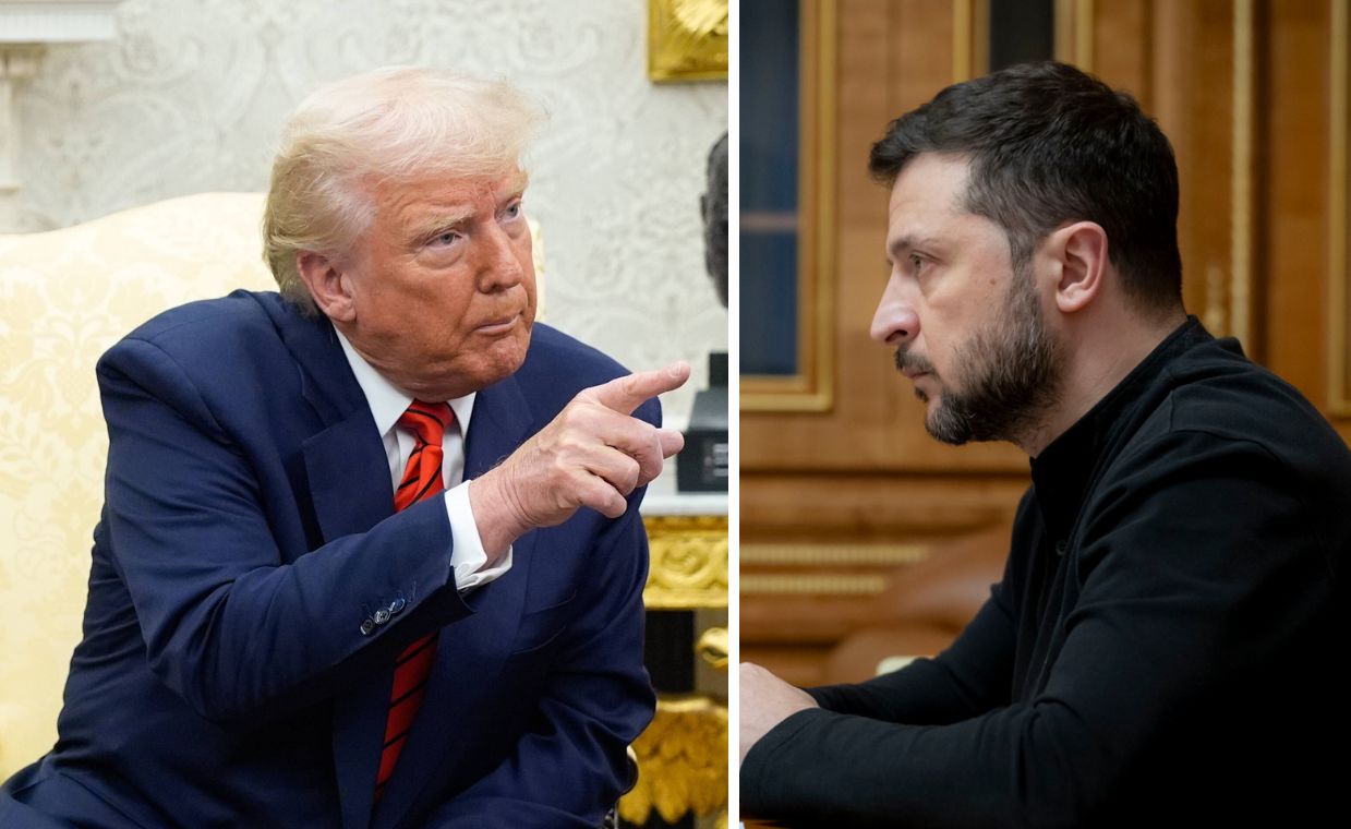 Koniec rozmowy Trump-Zełenski. Amerykański prezydent komentuje