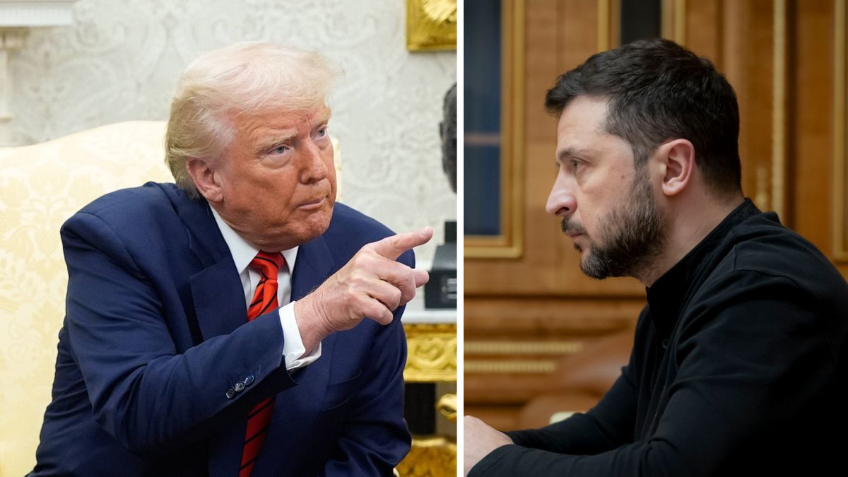 Donald Trump, Wołodymyr Zełenski