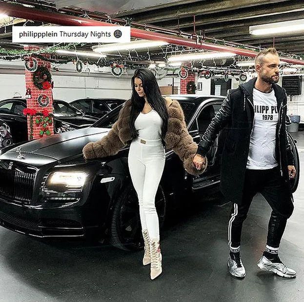 Justyna Gradek i Philipp Plein