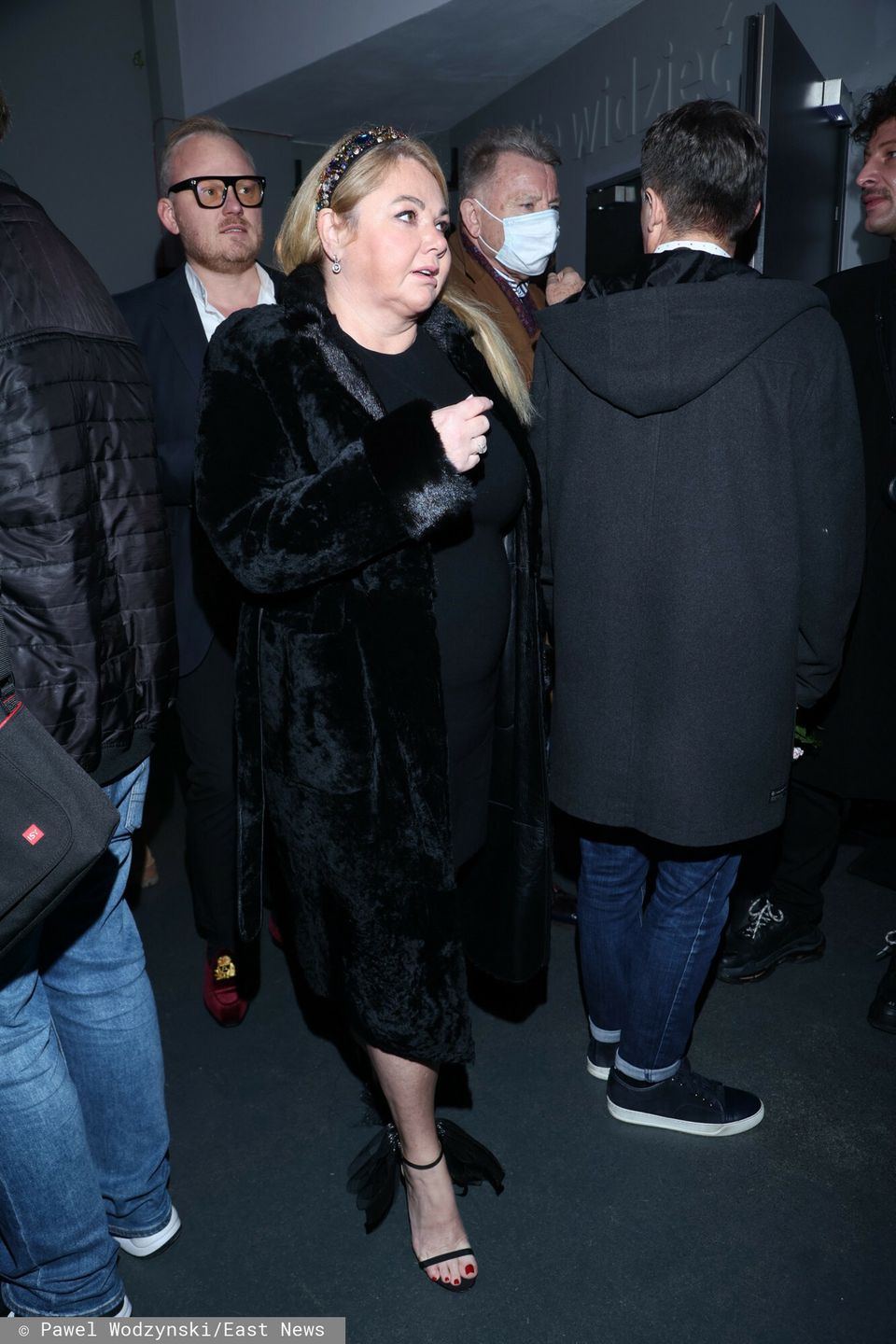 Katarzyna Niezgoda z partnerem w teatrze