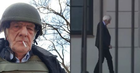 Ryszard Terlecki raczy się papierosem przed Pałacem Prezydenckim, po czym wyrzuca NIEDOPAŁEK. "Nie wystawili popielniczki. Skandal" (WIDEO)