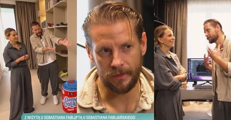 Sebastian Fabijański kupił mieszkanie na kredyt. Tak się urządził: skromny salon, studio nagraniowe i uroczy pokój Bastka (ZDJĘCIA)