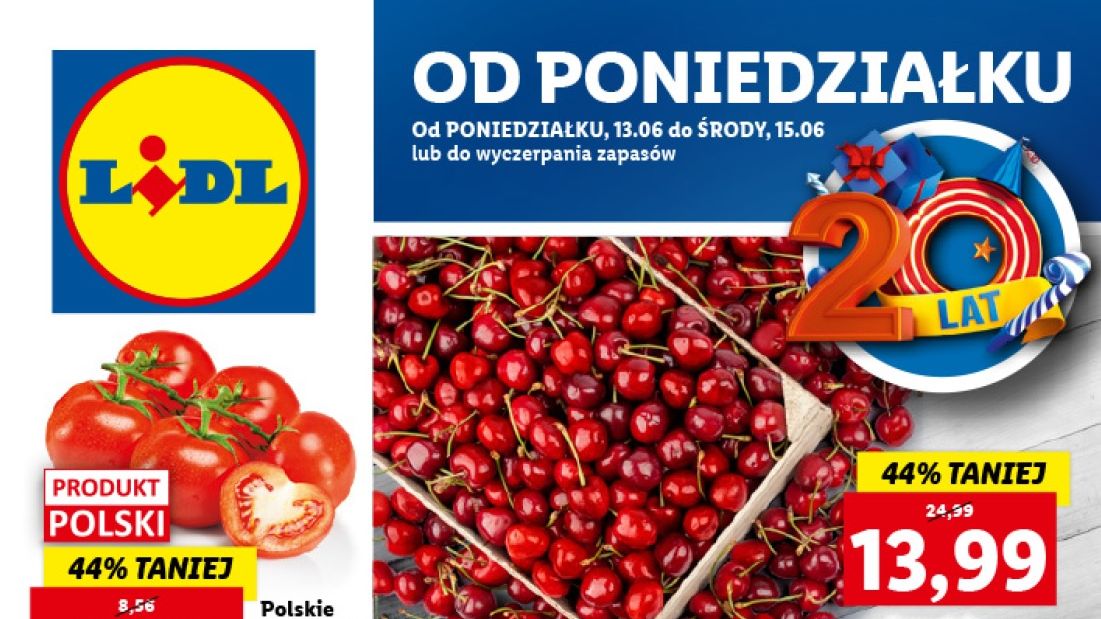 Lidl gazetka od poniedziałku 13 czerwca [13.06]