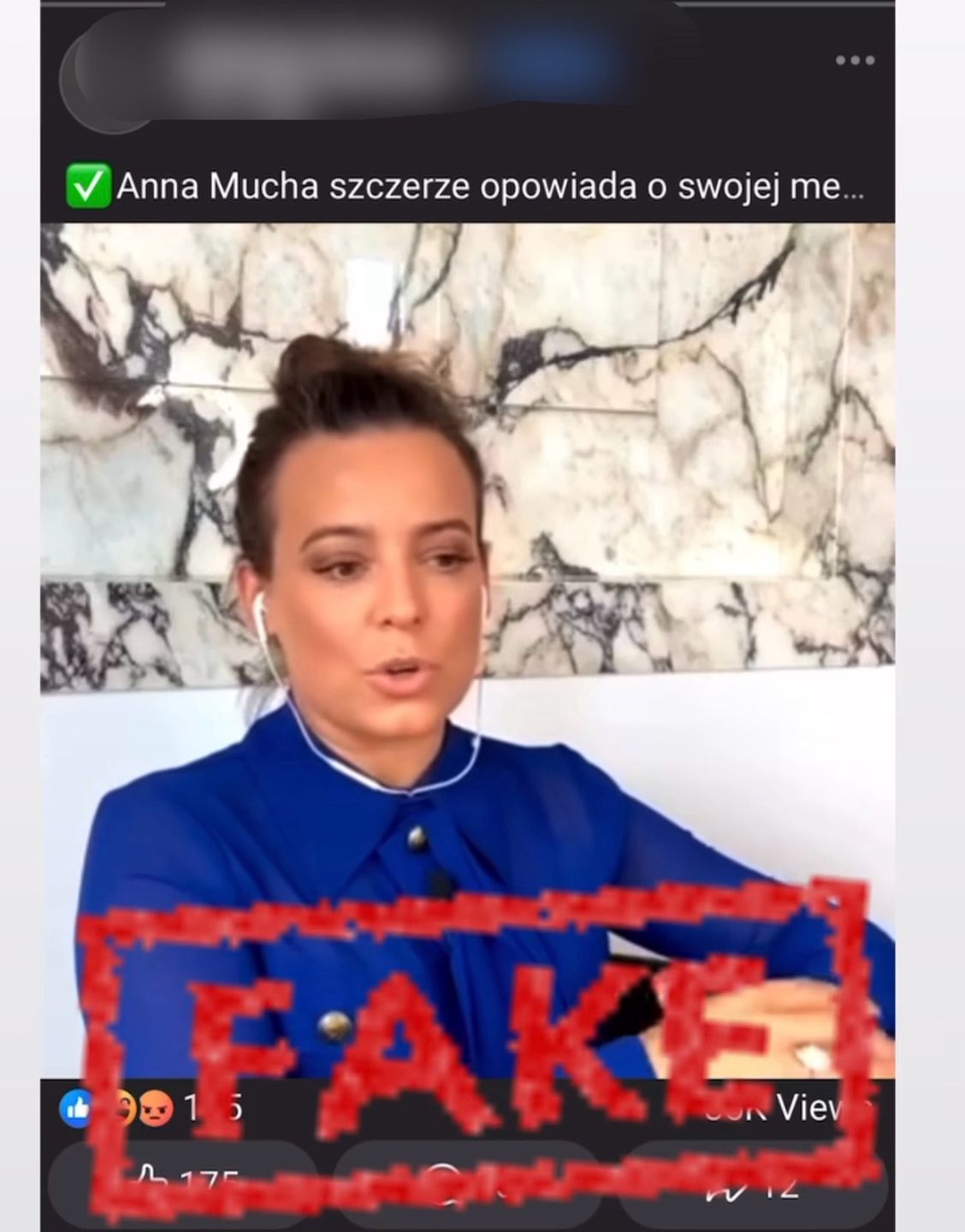 Nielegalnie wykorzystano wizerunek Anny Muchy