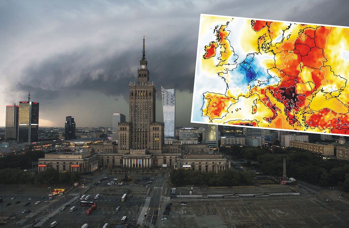 Pogoda. Groźny front nad Polską. IMGW ostrzega 
