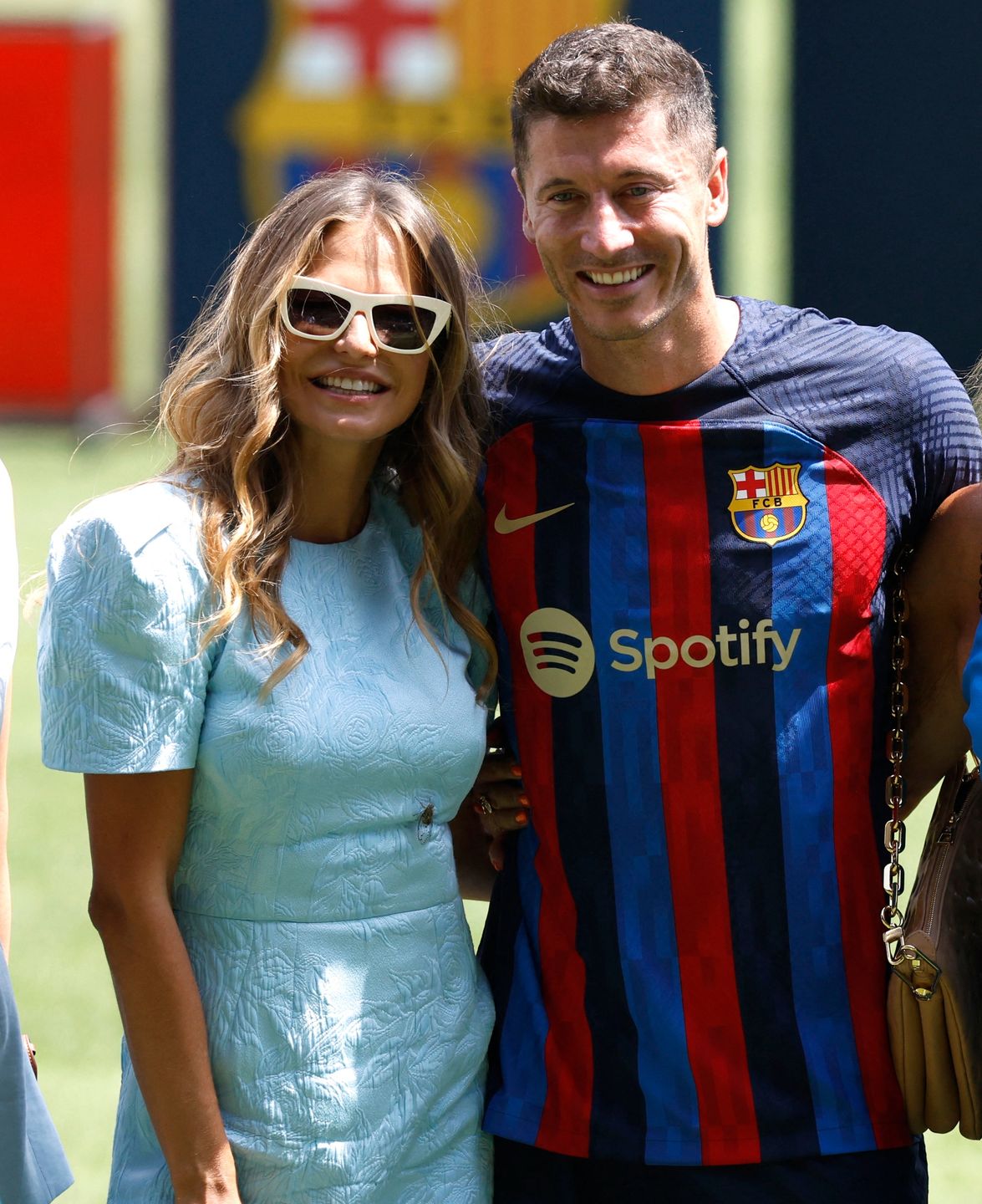 Lewandowscy na Camp Nou