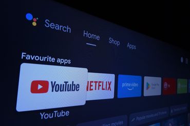 Ikony YouTube i Netflix w systemie Android TV