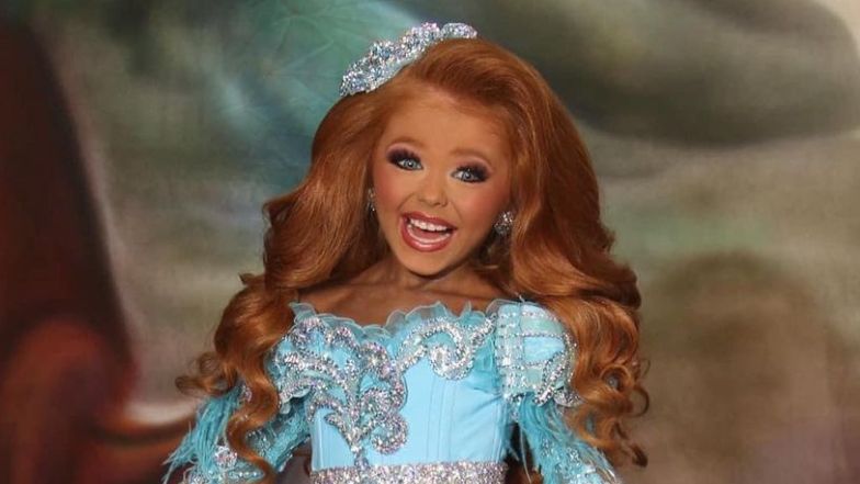 6-letnia mała miss pokazała się bez makijażu. Ogromna różnica