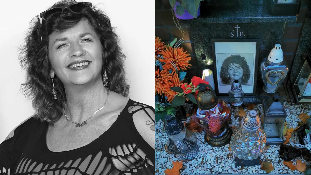 Grób pani Janiny jest zadbany. Widać, że cały czas odwiedzają ją bliscy