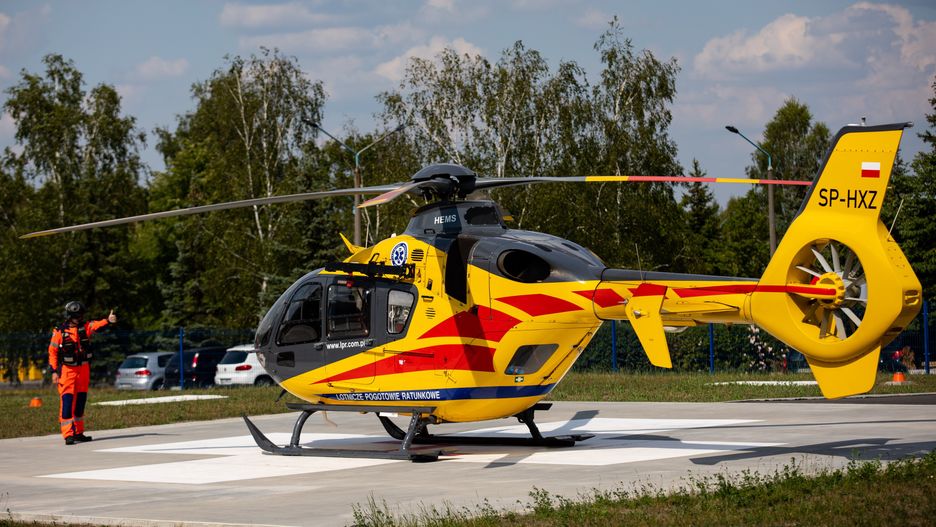 Chorzów Stary. Chłopca zabrał śmigłowiec LPR