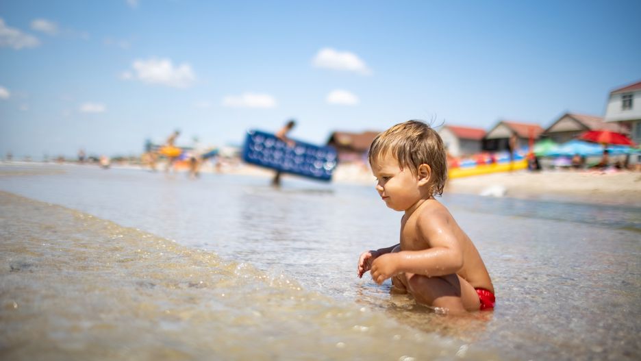 Dziecko na plaży 