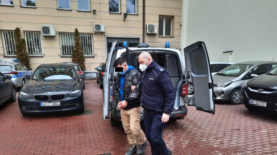 Napastnik został zatrzymany przez policję