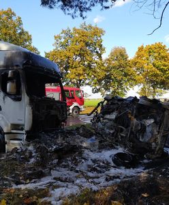 Tragiczny finał pościgu w Wielkopolsce. Ofiary będą identyfikowane dzięki DNA