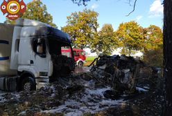 Tragiczny finał pościgu w Wielkopolsce. Ofiary będą identyfikowane dzięki DNA