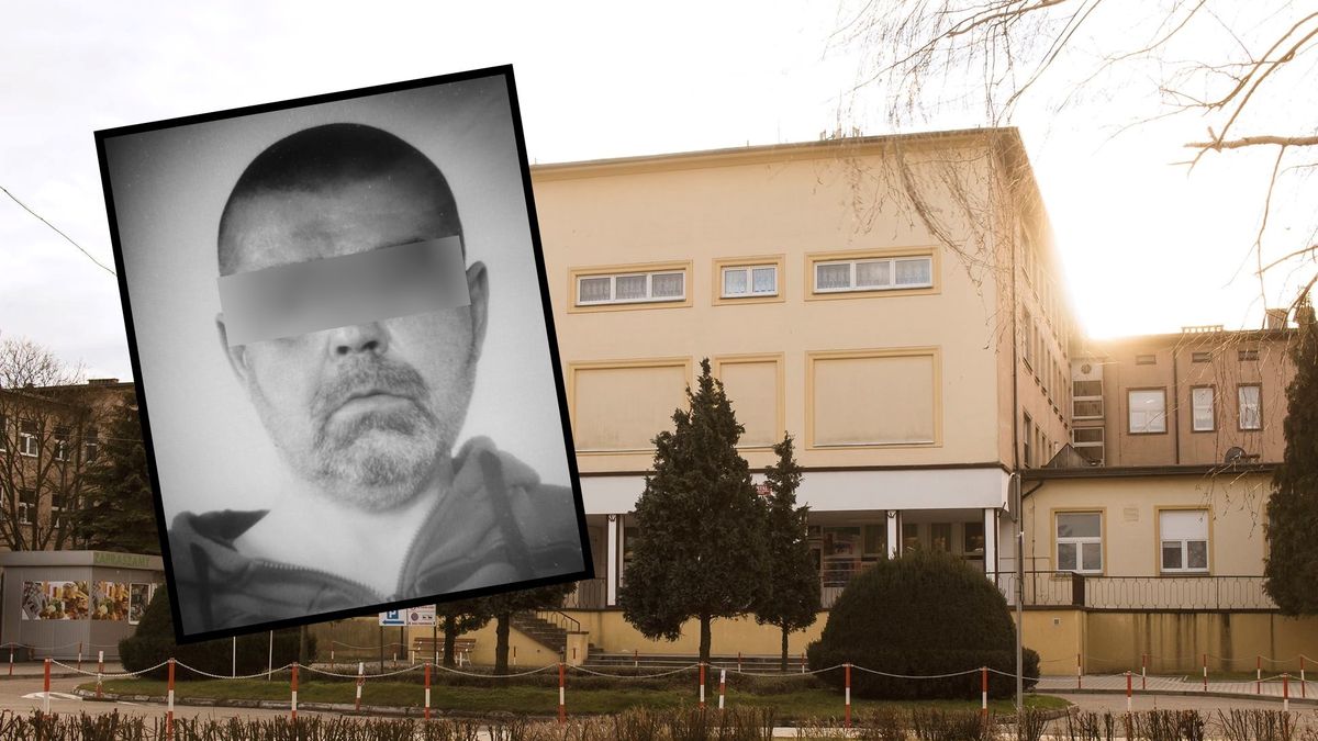 45-letni pacjent został znaleziony martwy za szpitalem 