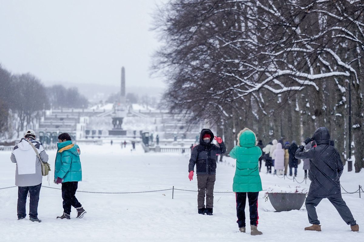 Zima w Oslo