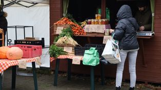 Koszalin: Listopadowy poranek na rynku. Co dostaniemy na stoiskach?