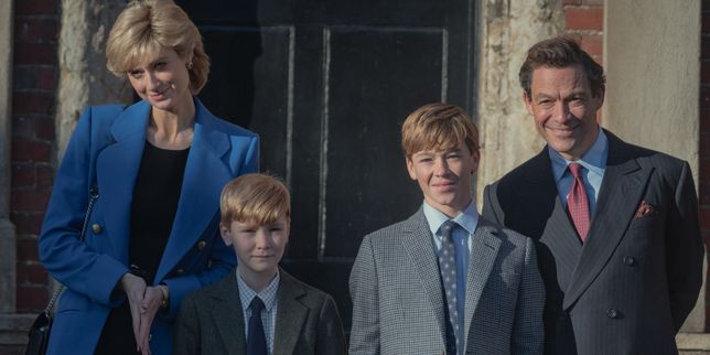 Serialowi Diana i Karol wraz z synami Harrym i Williamem