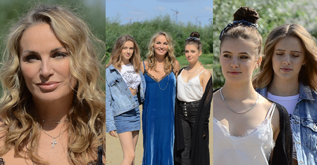 "Żona Hollywood" Eva Halina Rich promuje swoje 15-letnie córki w "Dzień Dobry TVN". Podobne do mamy? (ZDJĘCIA)