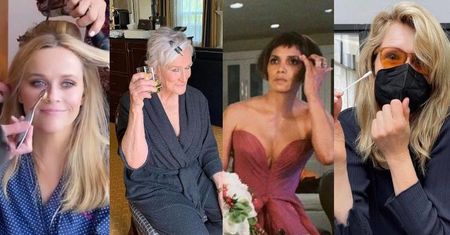 Oscary 2021: Tak gwiazdy szykowały się ZA KULISAMI na wielką galę: Reese Witherspoon, Glenn Close, Halle Berry (ZDJĘCIA)