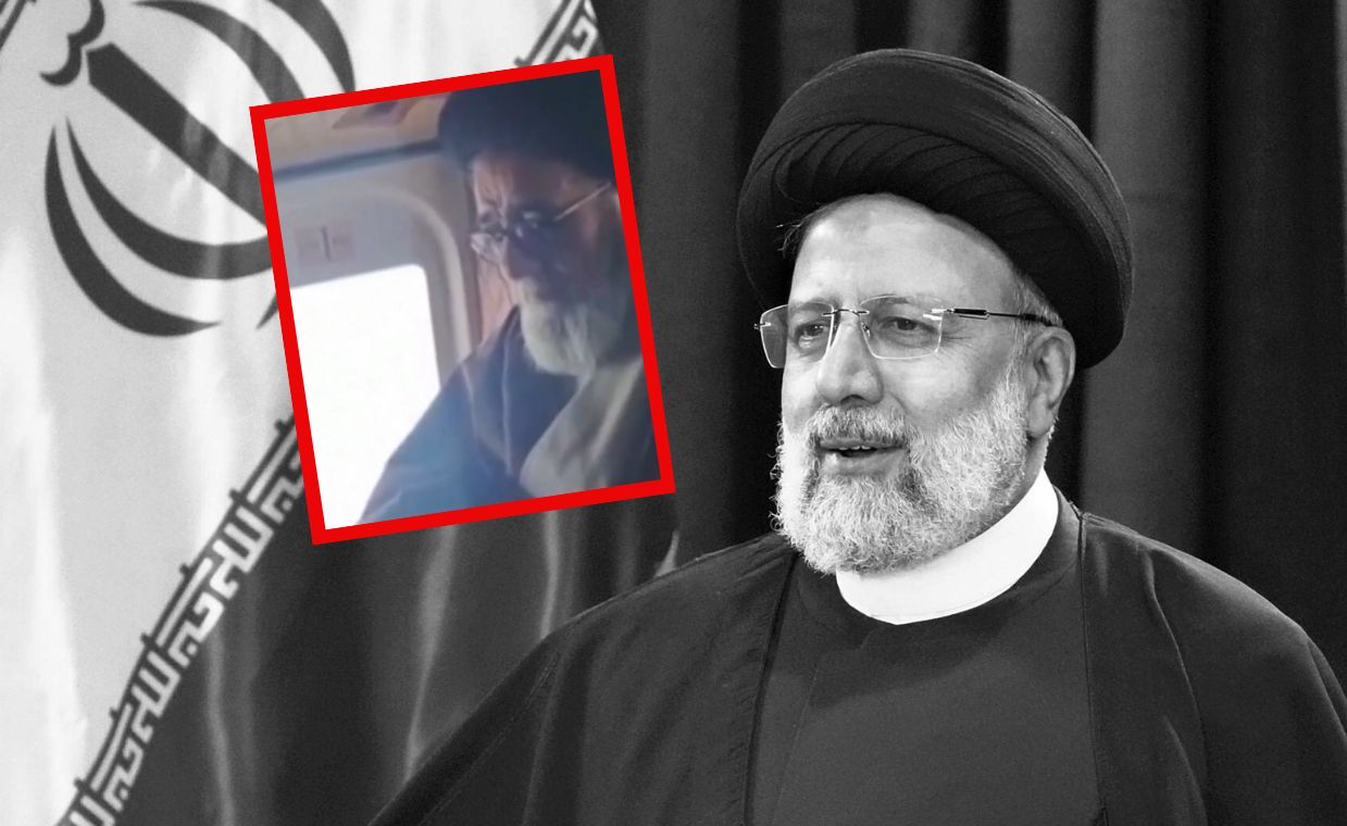 Raisi in a helicopter. The latest recording with the president of Iran has been published