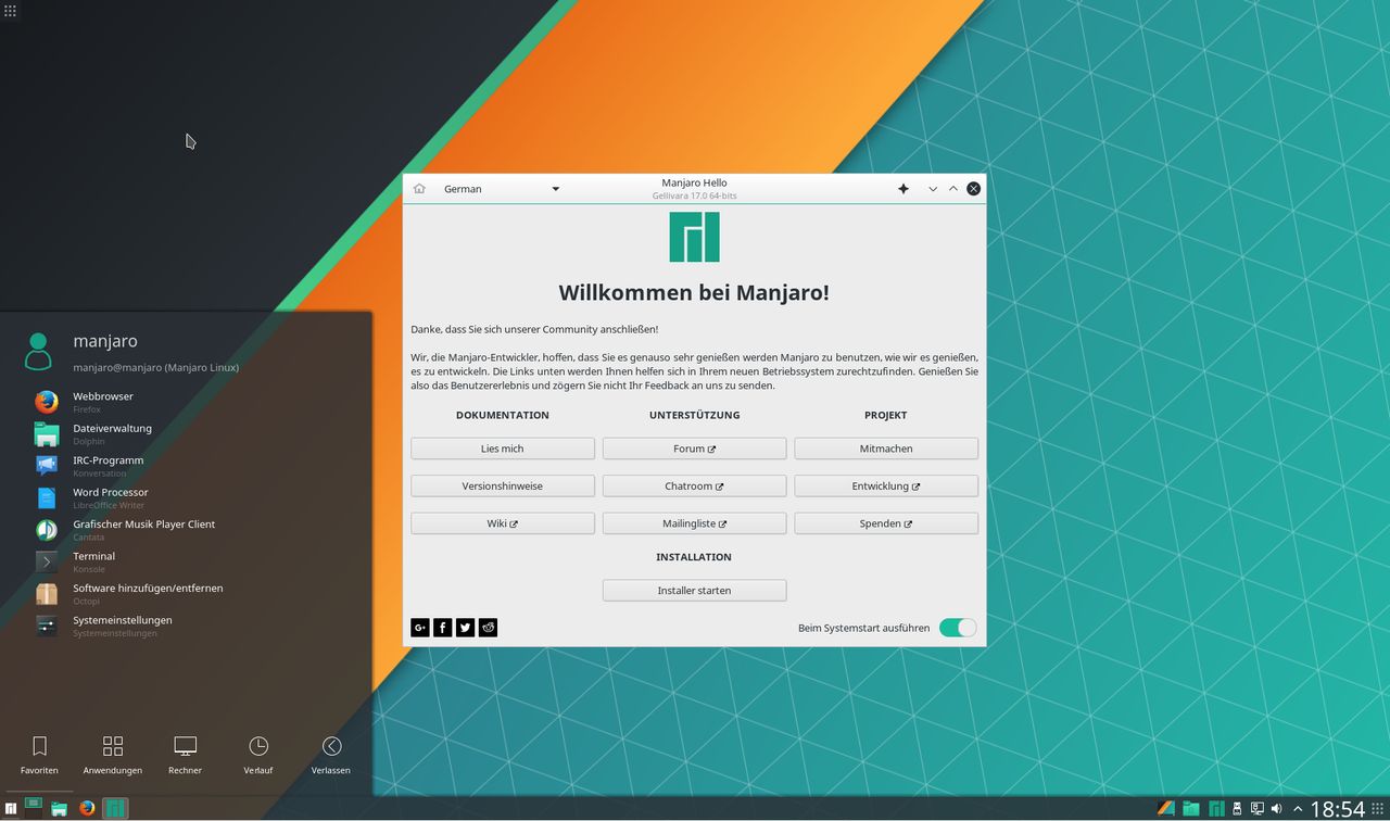 Manjaro, ja ja!